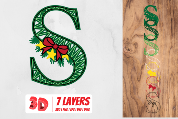 3D Christmas Letter S: The Ultimate Digital Asset for Festive Creators