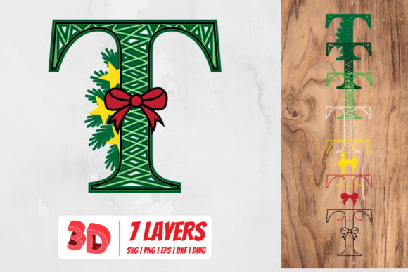 3D Christmas Letter T: A Strategic Asset for Holiday Branding and Creative Production