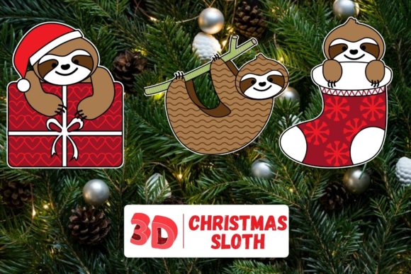 3D Christmas Sloth SVG Bundle: A Strategic Asset for Holiday Creators