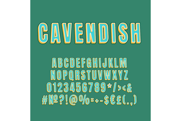 Cavendish Vintage 3d Vector Alphabet Set: A Practical Review of Retro Typography