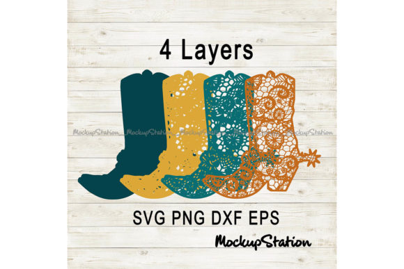 Cowboy Boot 3D Mandala: The Ultimate Southern Western Cut File