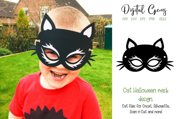 Unleash Your Creativity with the Cat Mask Design Digital Download