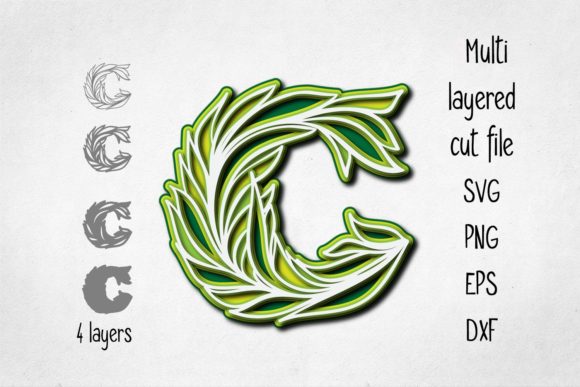 Unlocking Creative Potential with the 3D Alphabet Layered Letter C
